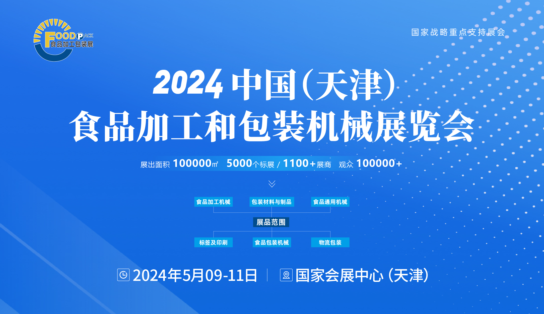 展会标题图片：2024年中国（天津）食品加工和包装机械展览会