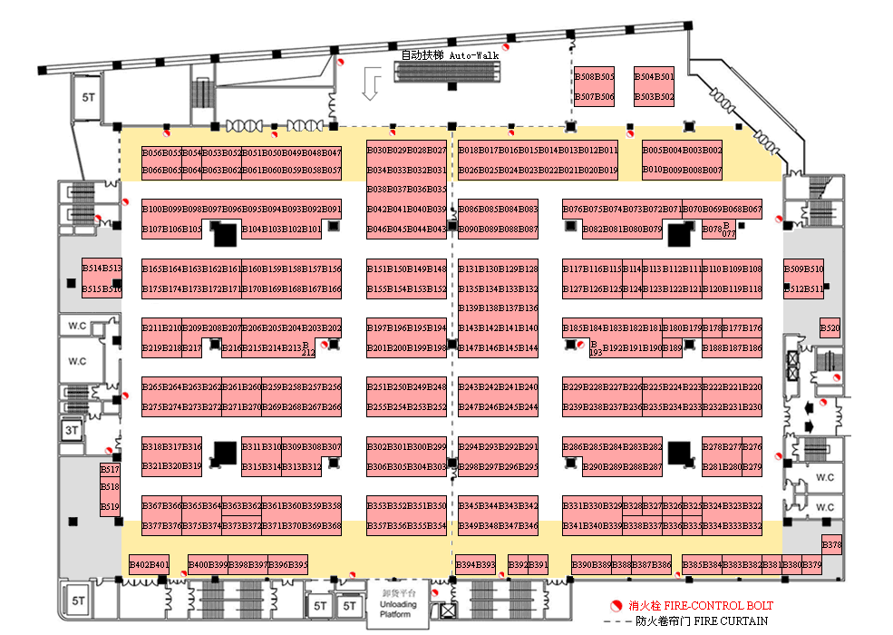 2011中国国际衡器展览会的平面图